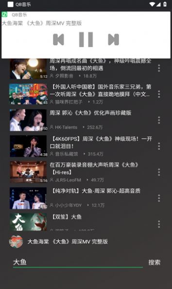 QB音乐听歌软件免费下载 v1.0截图